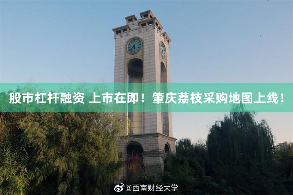 股市杠杆融资 上市在即！肇庆荔枝采购地图上线！