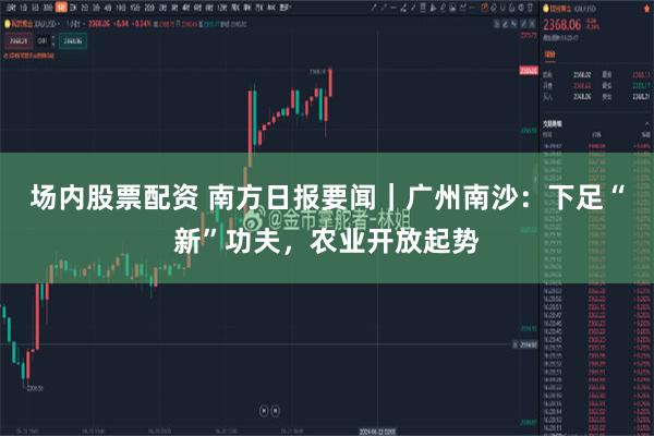 场内股票配资 南方日报要闻｜广州南沙：下足“新”功夫，农业开放起势