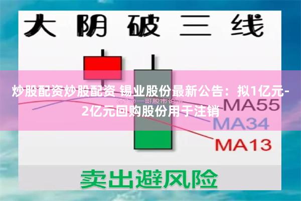 炒股配资炒股配资 锡业股份最新公告：拟1亿元-2亿元回购股份用于注销