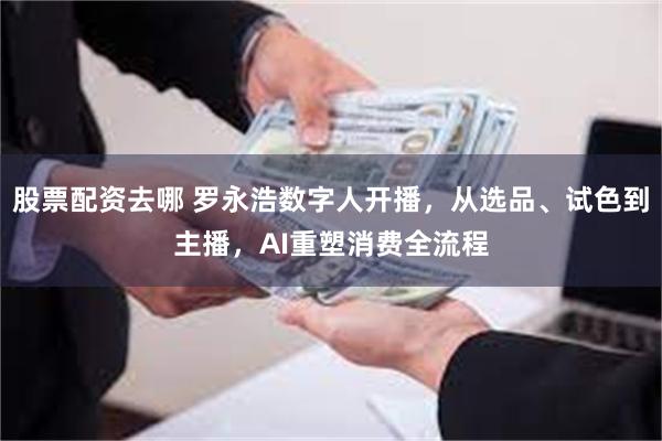 股票配资去哪 罗永浩数字人开播，从选品、试色到主播，AI重塑消费全流程