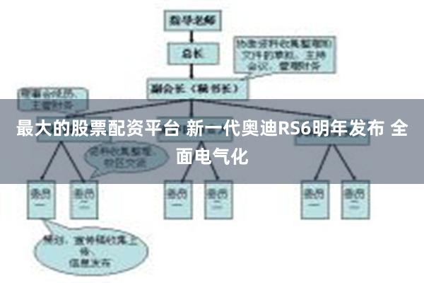 最大的股票配资平台 新一代奥迪RS6明年发布 全面电气化