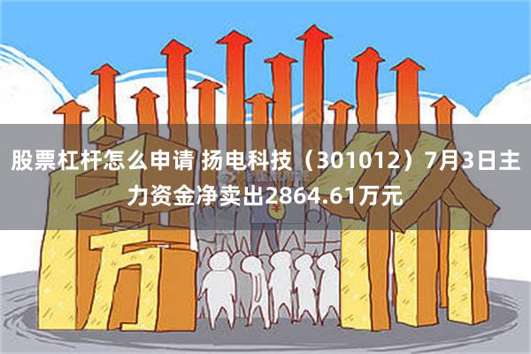 股票杠杆怎么申请 扬电科技（301012）7月3日主力资金净卖出2864.61万元