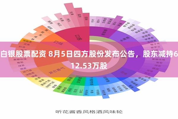 白银股票配资 8月5日四方股份发布公告，股东减持612.53万股