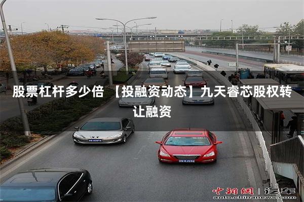 股票杠杆多少倍 【投融资动态】九天睿芯股权转让融资
