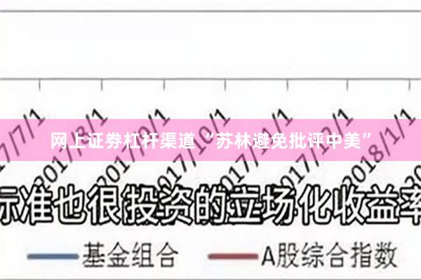 网上证劵杠杆渠道 “苏林避免批评中美”