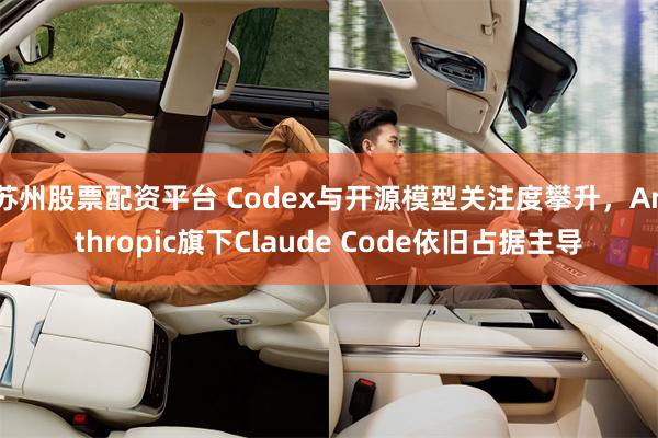苏州股票配资平台 Codex与开源模型关注度攀升，Anthropic旗下Claude Code依旧占据主导