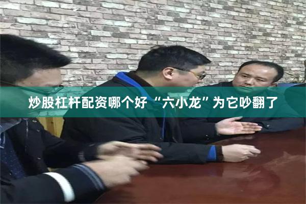 炒股杠杆配资哪个好 “六小龙”为它吵翻了